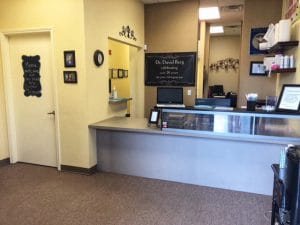Chiropractic Reno NV Receptionist Area